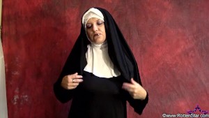 Smoking Nun - Pissing Cup - Bukkake First Time Story - Webcam vagina Heels